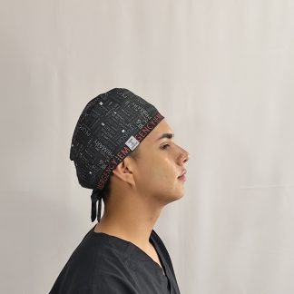 Gorro Quirúrgico de Cordones Letras Medicina